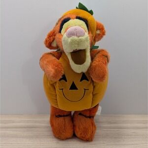 Disney Tigger Pumpkin Costume Plush Halloween Winnie the Pooh 13" Stuffed Toy